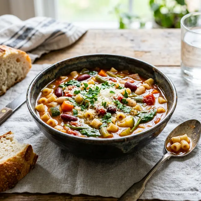 Healthy Instant Pot Minestrone Soup